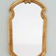 Gold leaf gilded wooden mirror
