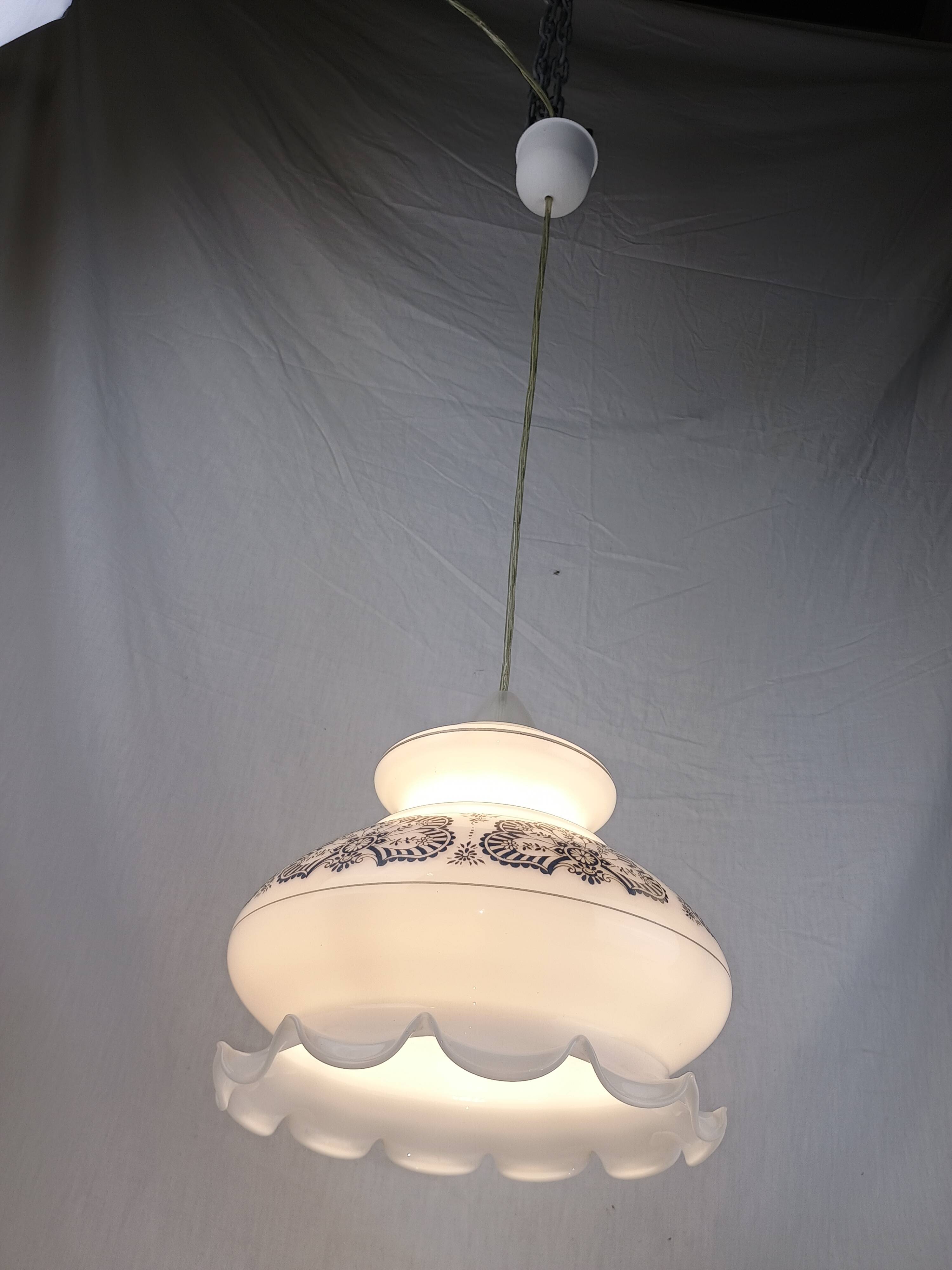 Authentic vintage Italian VENINI pendant light from the 1950s–1960s
