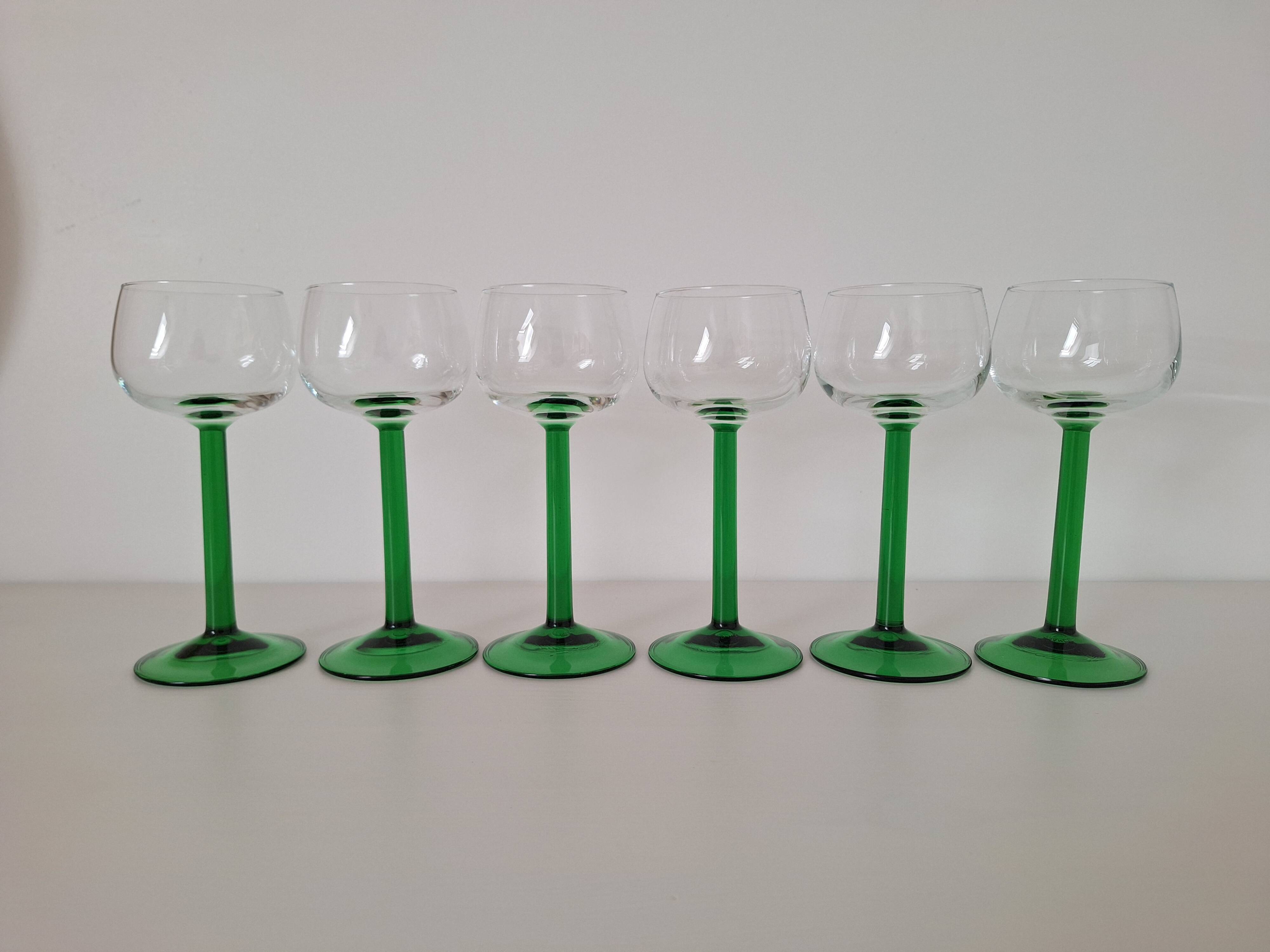 Verres à vin blanc d'Alsace