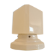 White Art Deco table lamp