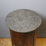 Empire bedside table in mahogany, 19th century.