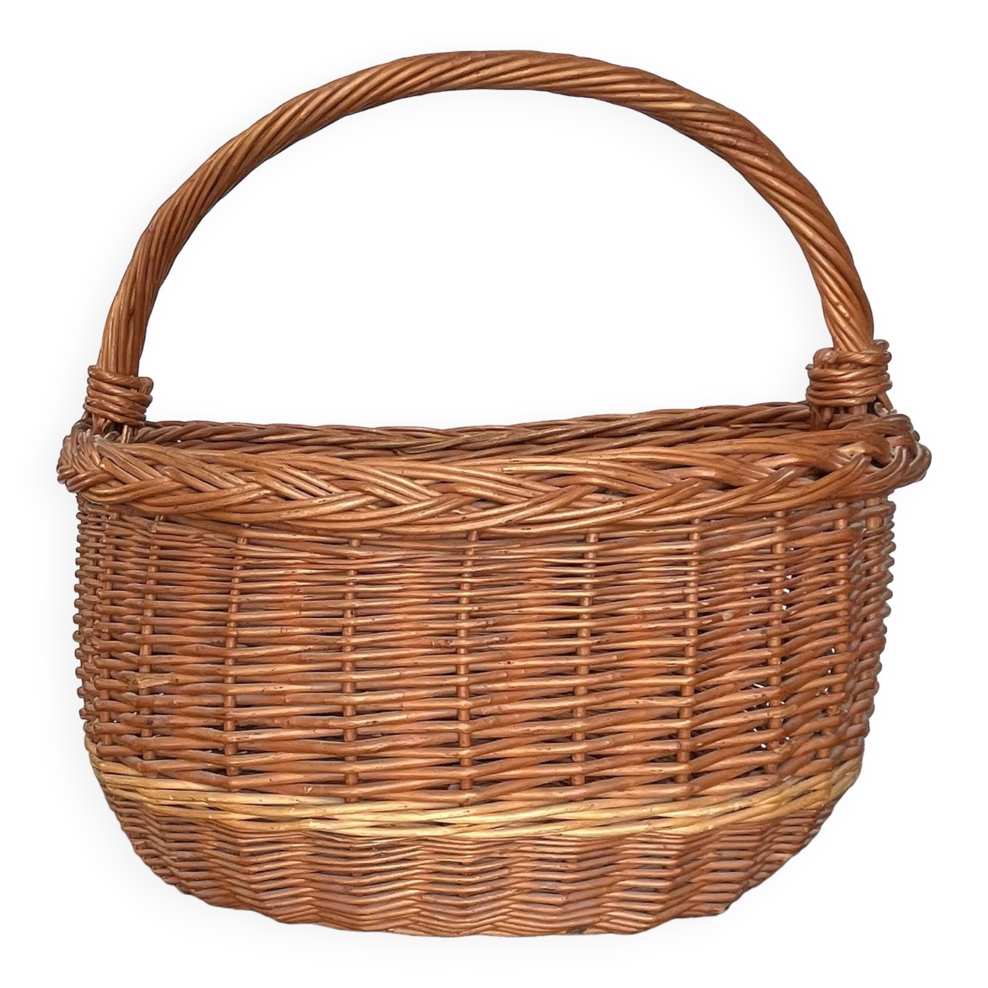 Vintage wicker basket