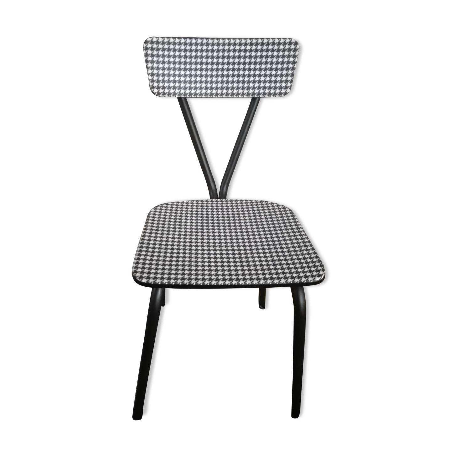 Chaise vintage pied de poule