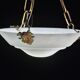 Charming white Art Deco alabaster pendant, 1940s