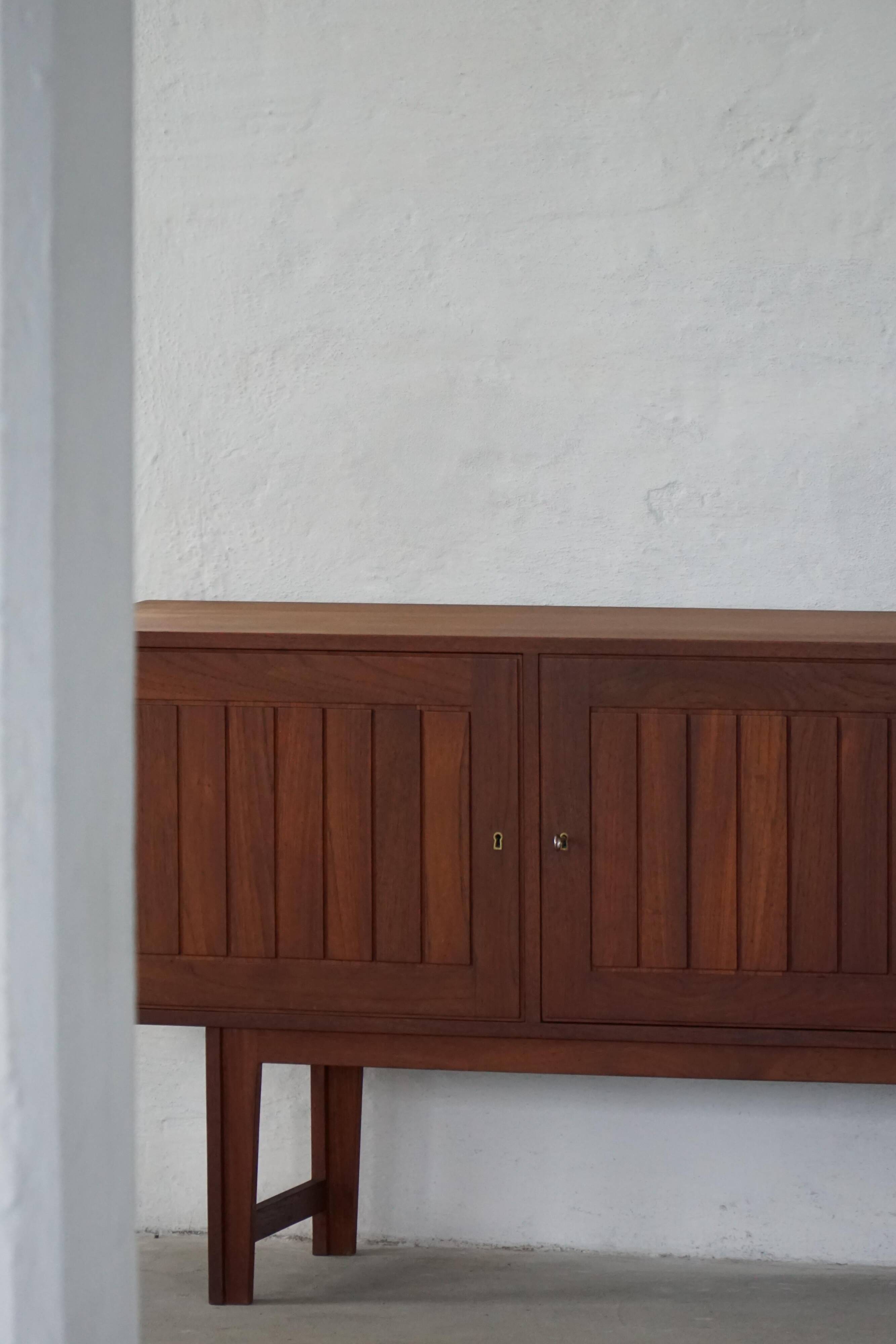 Kurt Østervig, teak buffet base, VAMO, modern Scandinavian mid-century, 1960s