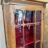 Small walnut display case