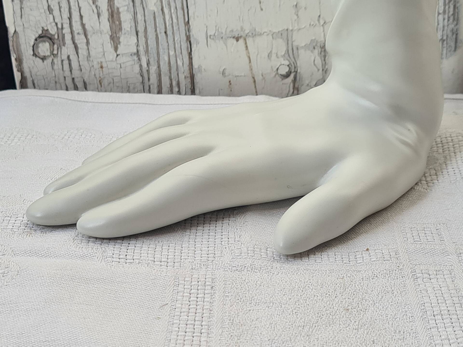 Glove vase said Audrey Hepburn