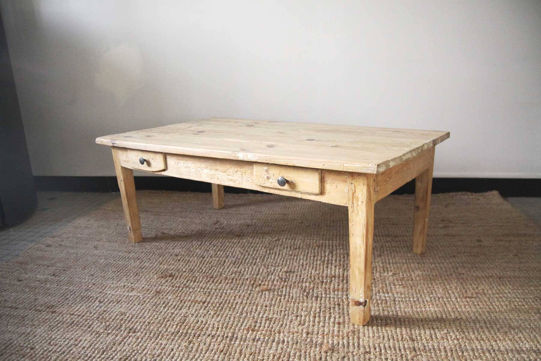 Wooden coffee table