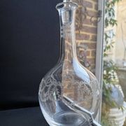 Engraved crystal carafe - Saint Louis Stella