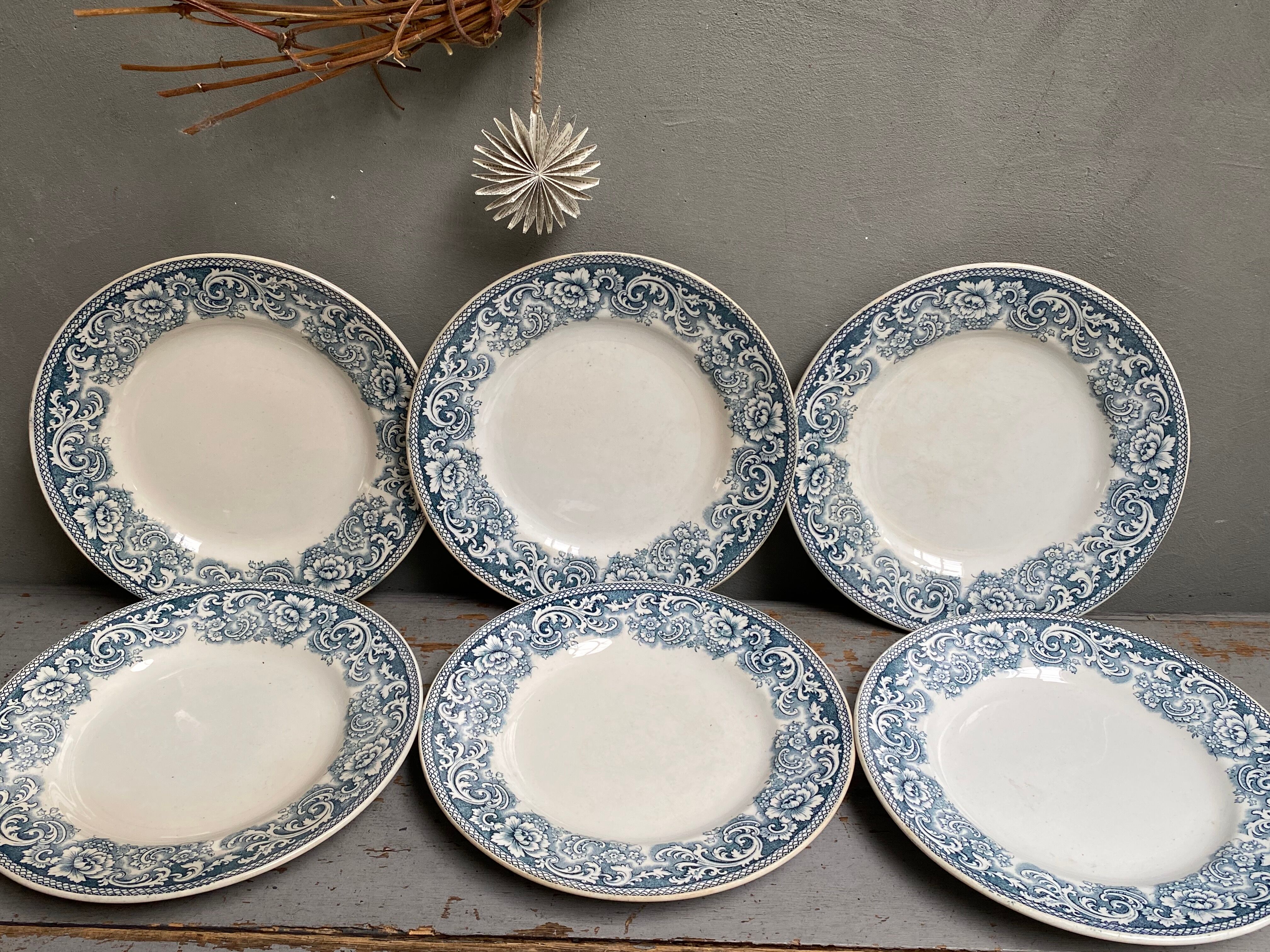 6 Terre de Fer flat plates, St Amand