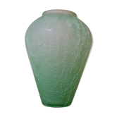 Cracked glass vase