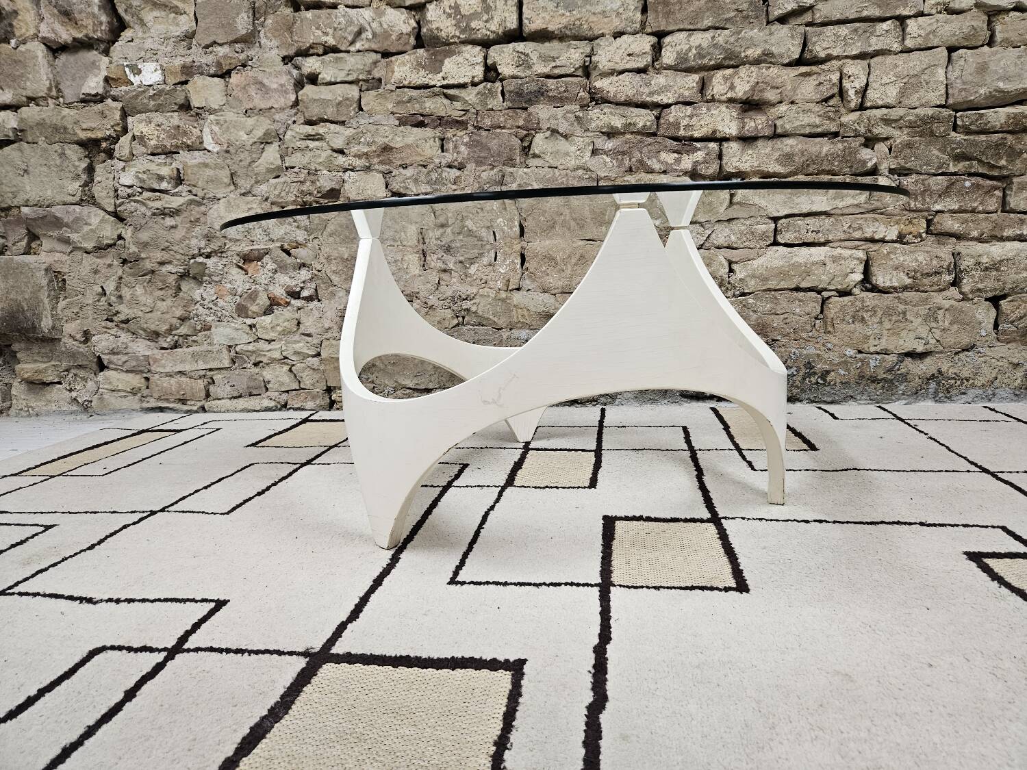 Table basse vintage desing 1970"