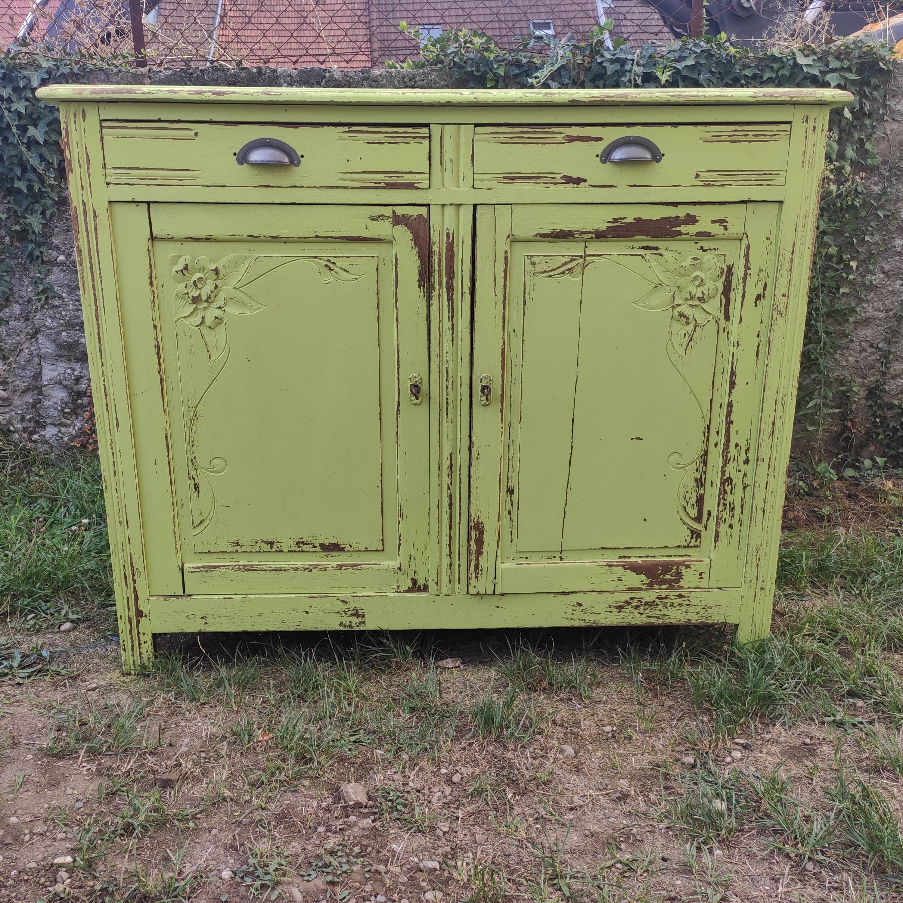 Old Parisian buffet with patina