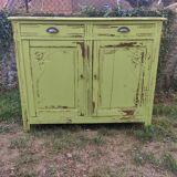 Old Parisian buffet with patina