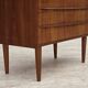 Commode danoise des années 1970 avec un miroir pliant, en bois de teck.