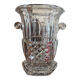 Large vintage Lorraine crystal champagne bucket