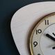 Vintage clock, "White and grey Formica" wall clock