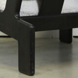 Brutalist oak lounge chair by Esko Pajamies for ASKO, Finland 1970s
