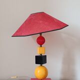 Vintage 80s colorful lamp