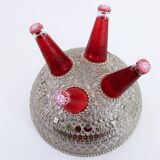 Centerpiece / Ice Bucket with Campari Bottles Designed by Franco Corso, 2010