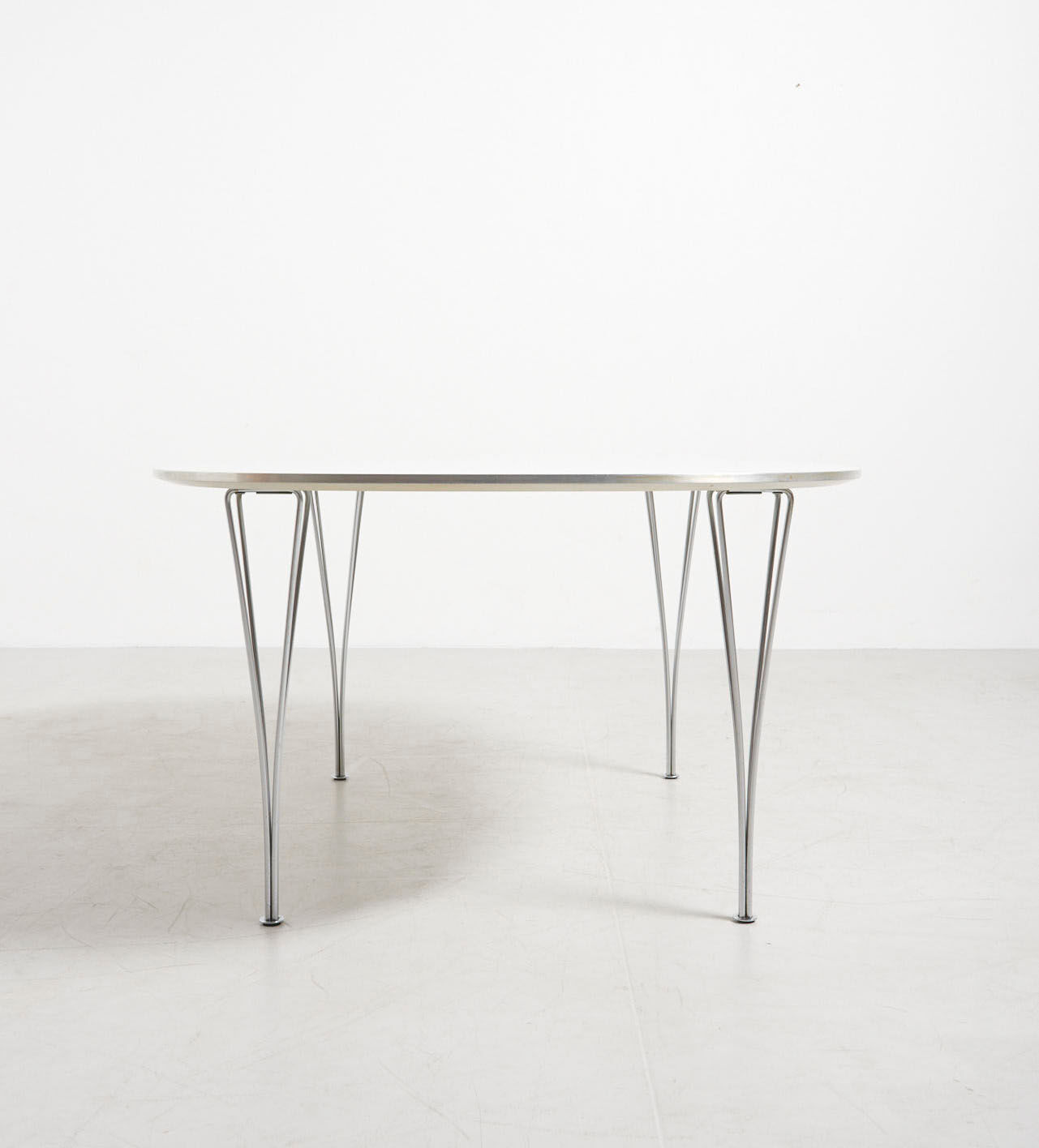 Elliptical dining table by Piet Hein And Bruno Mathsson For Fritz Hansen, Denmark 1960's