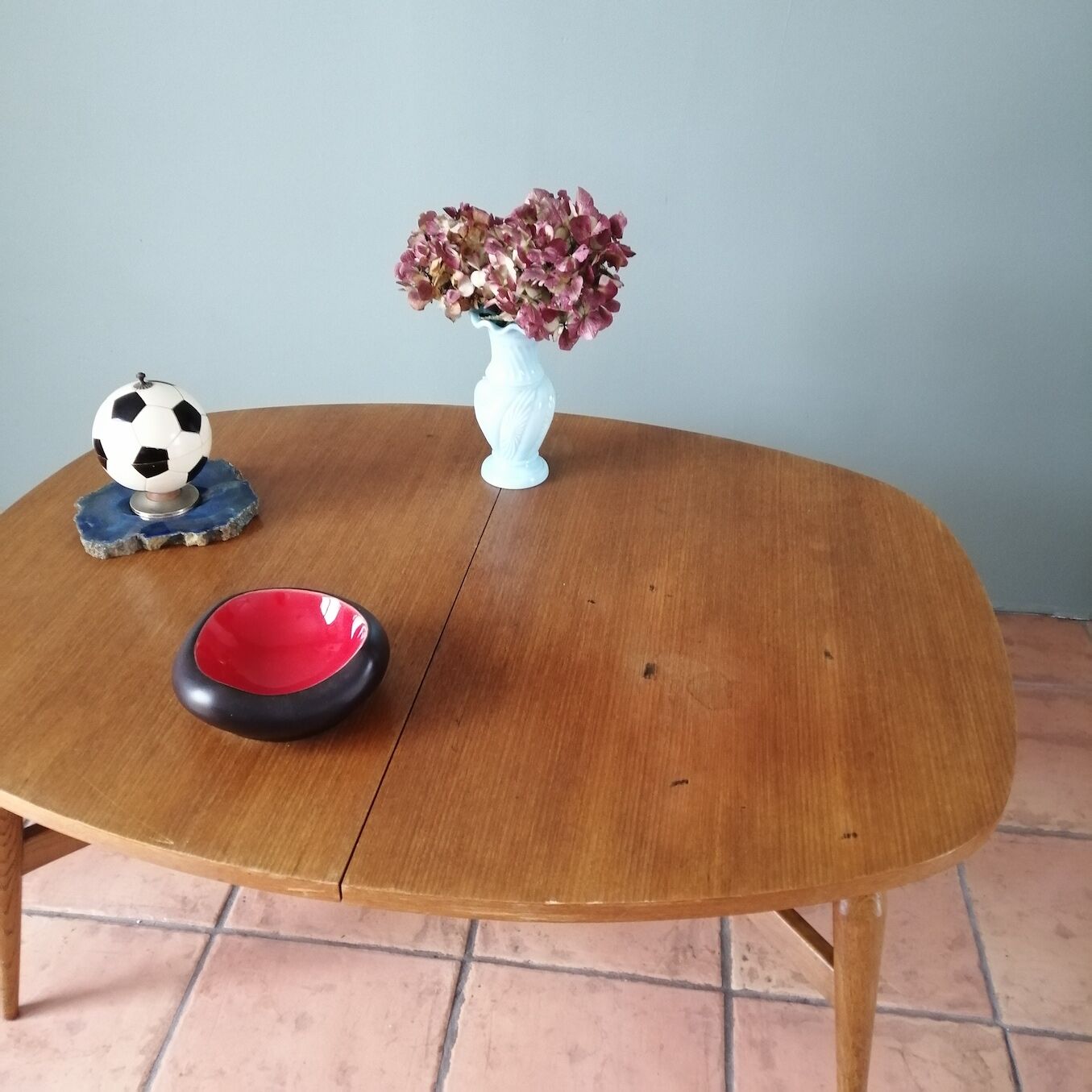 Scandinavian retractable table  60s