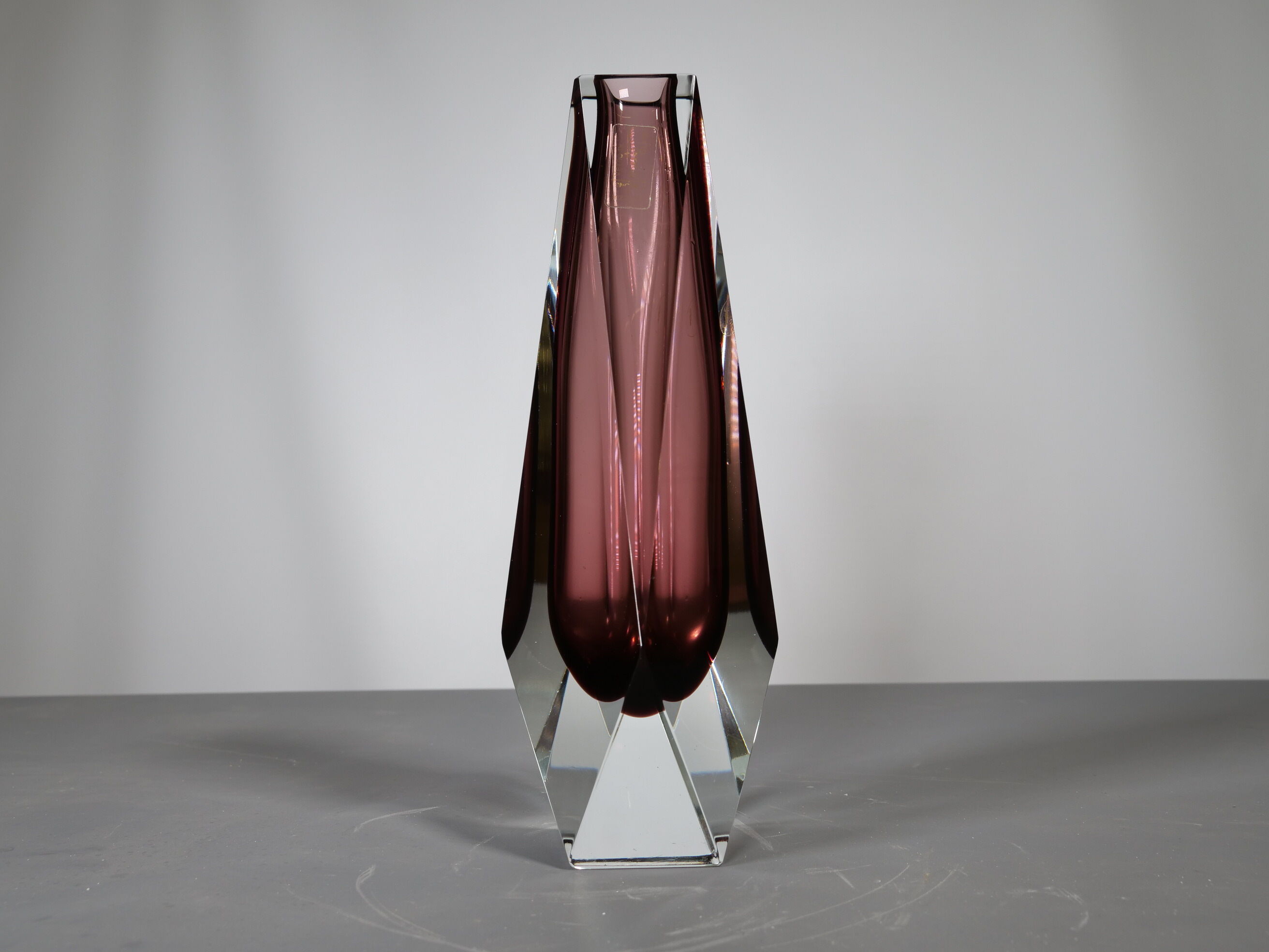 Murano Glass Vase by Luigi Mandruzzato, 1970s