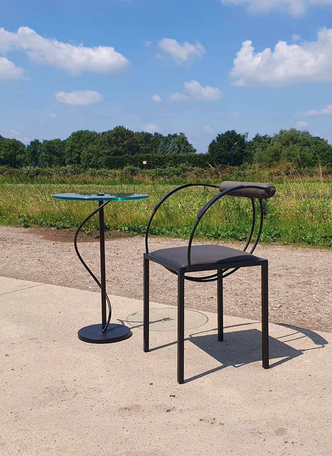 French design Artelano 1980 postmodern chair