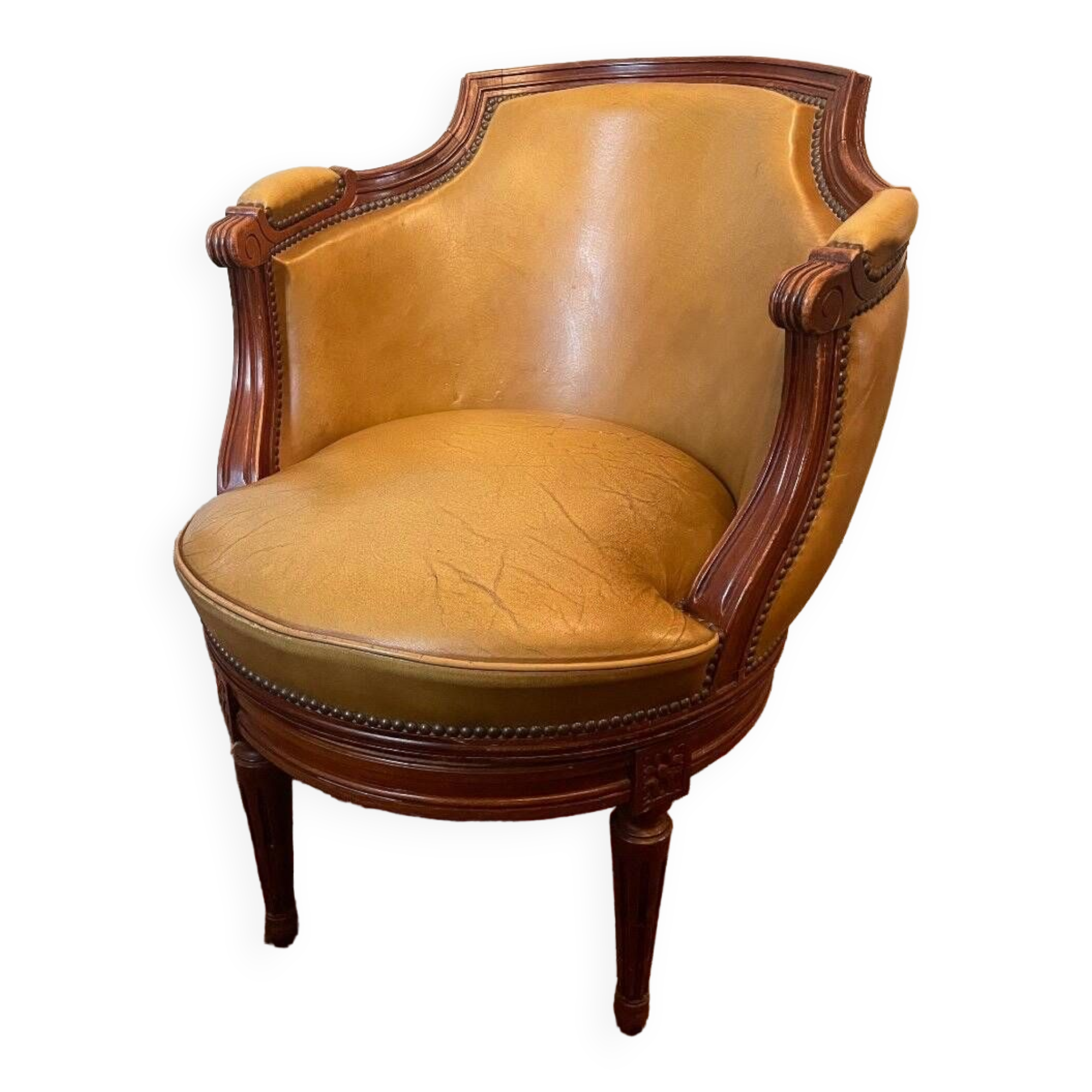 Fauteuil de bureau Tournant De Style Louis XVI
