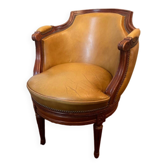 Louis XVI Style Rotating Office Armchair