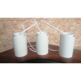 Luminaire acier blanc