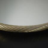 Gilded Rope Serving Tray, French Mirror Tray, Drinks Tray