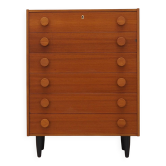 Commode en teck, design danois, années 1960, production : Danemark