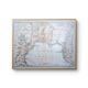 Lugano, Switzerland, original map printed in 1909.