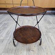 Bar cart, åry fanérprodukter, nybro, teak, sweden, 1960s