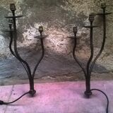 Paire de luminaires vintage