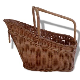 Basket Wicker with handle for bottle