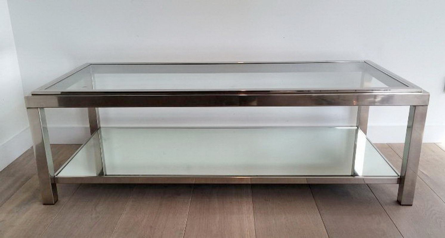 Chrome coffee table