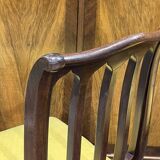 Paire de chaises françaises en acajou fin XIXème