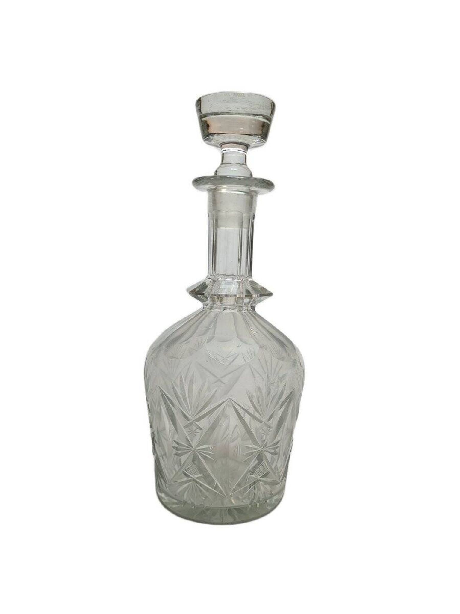 Art Deco crystal carafe, Germany, 1900s