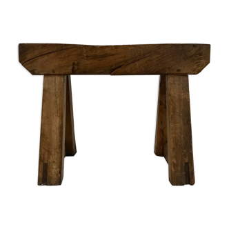 Wooden workshop bench