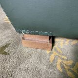 Paire de fauteuils Club cuir vert Poltrona Frau édition limitée