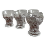 5 verres à shot iittala Kekkerit par Timo Sarpaneva, Finlande