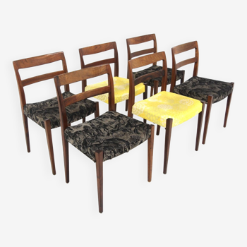 Set of 6 "Garmi" rosewood chairs, Troeds, Sweden, 1960