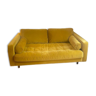 Velvet sofa - scott - made