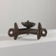 Unique vintage brutalist candlestick.