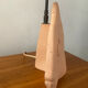 Vintage fish lamp in terracotta signed from the 1970s.