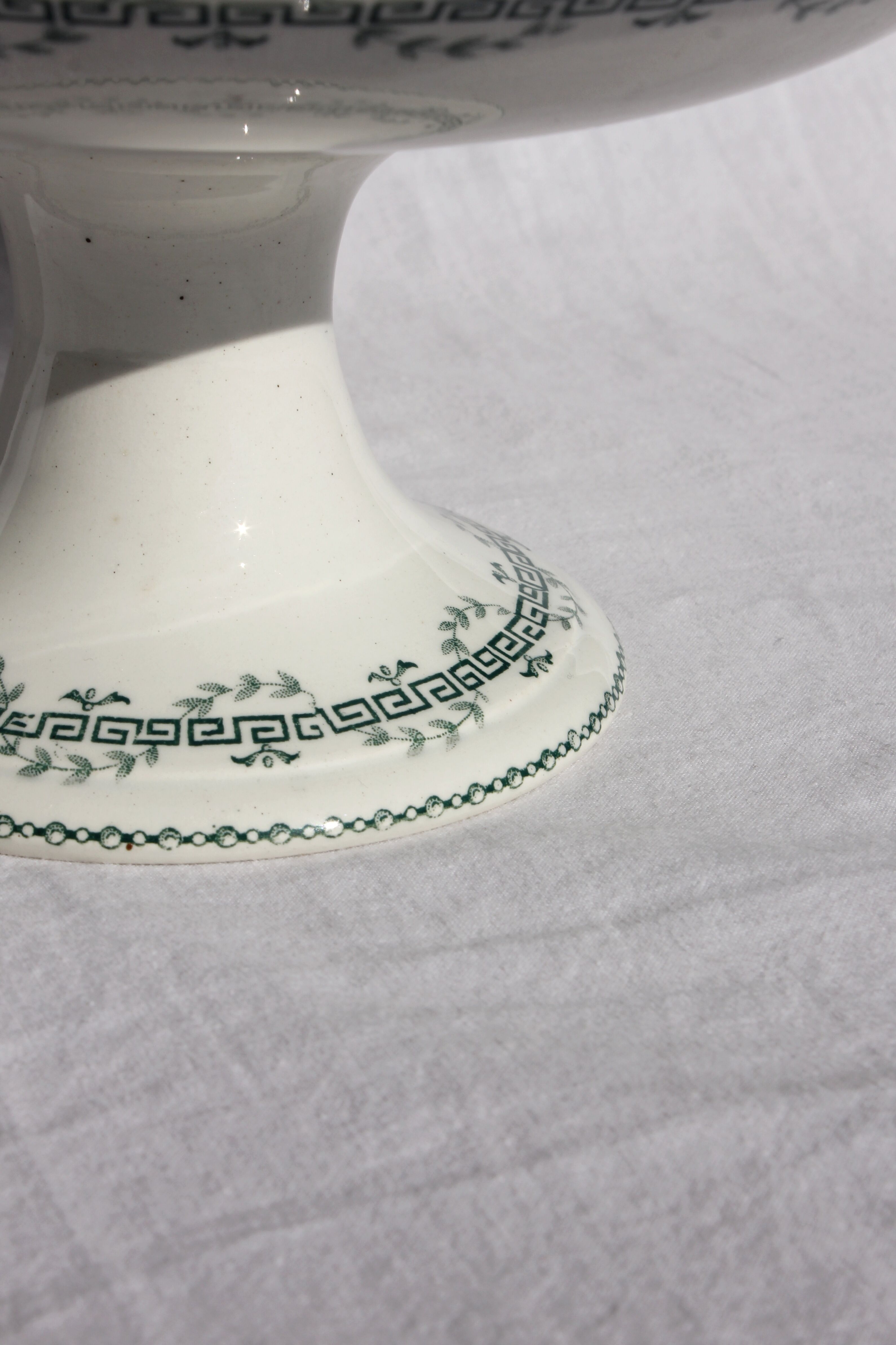 Compotier in iron earth "Austerlitz" Gien