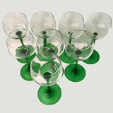 Set of 8 Alsace wine glasses