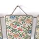 Mirror barber triptych patterns flowers 51x21cm